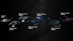 Star Trek ships Timeline