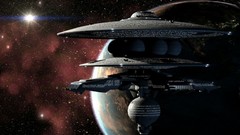 Star Trek space station science fiction artwork