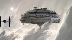 star wars artwork concept art cloud city science fiction Bespin