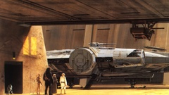 Star wars artwork Millennium Falcon Ralph McQuarrie