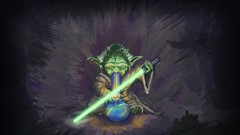 Star wars artwork yoda