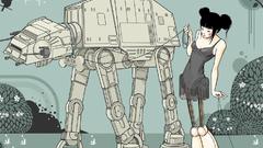 Star wars AT-AT mirror