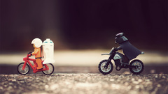 Star wars bike Legos