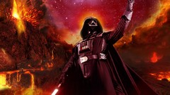 Star wars Darth Vader lightsabers artwork