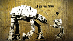 Star wars funny banksy