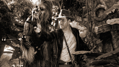 Star wars indiana jones harrison ford chewbacca crossovers