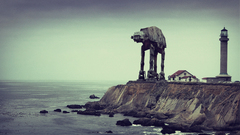 Star wars lighthouses AT-AT
