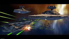 Star wars Millennium Falcon Star Destroyer