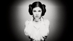Star wars monochrome Leia Organa Carrie Fisher