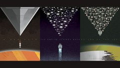 Star wars movie posters Return of the Jedi The Empire Strikes 