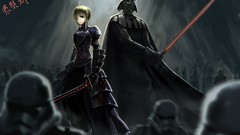 Star wars saber Darth Vader fate stay night fate series 
