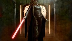 Star wars spaceships lightsabers sith jedi artwork fantasy art