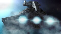 star wars Star Destroyer digital art spaceship Imperial Forces