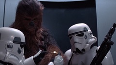 Star wars stormtroopers chewbacca