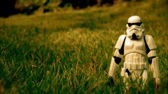 Star wars stormtroopers grass