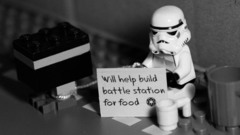 Star wars stormtroopers grayscale