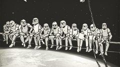 Star wars stormtroopers grayscale
