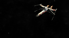 Star wars X-Wing fighter