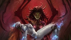 Starcraft artwork starcraft ii fantasy art Sarah Kerrigan Queen 