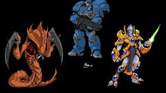 Starcraft Hydralisk US Marines Corps zealot
