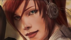 Starcraft ii headsets woman