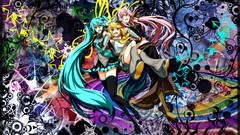 Stars abstract headphones tie bows blondes skirts hugging 