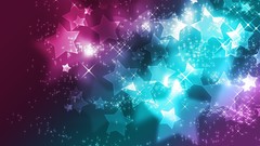 Stars abstract multicolor