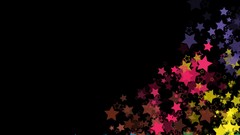 Stars abstract multicolor