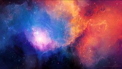 Stars abstract nebulae outer space artwork Tyler Young