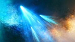 Stars abstract nebulae outer space digital art