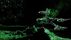 Stars abstract spaceships science fiction outer space sci-fi