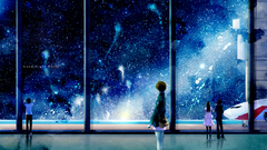 Stars airplanes airports artwork