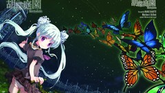 Stars Anime anime girls purple eyes underwear panties