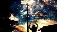 Stars Anime artist anime girls scenic