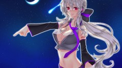 Stars anime girls vocaloid yowane haku detached sleeves 