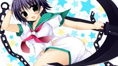 Stars Anime green eyes uniforms touhou murasa minamitsu Kusano