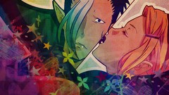 Stars Anime kissing multicolor d gray-man