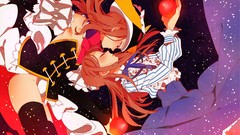 Stars apples Anime anime girls mawaru penguindrum takakura 