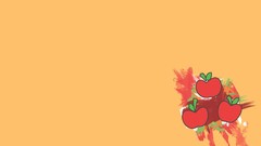 Stars apples skies minimalistic