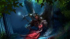 Stars armor Swords winds artwork fantasy art