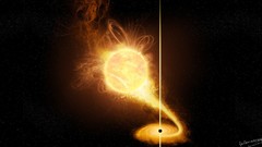Stars Black hole astronomy outer space