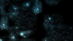 Stars blue bright lights galaxies outer space