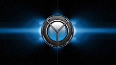 Stars blue orb digital art spacebound