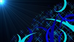 Stars blue patterns light abstract backgrounds digital art 3d 
