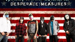 Stars blue red Redneck rocks USA masks hollywood undead