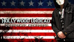 Stars blue red Redneck rocks USA masks hollywood undead