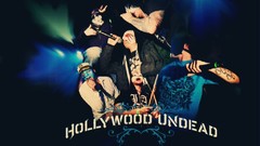 Stars blue red rocks USA masks hollywood undead