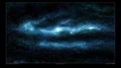 Stars bright galaxies outer space