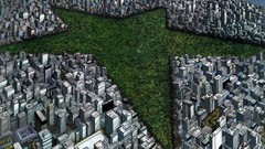 Stars buildings cities artwork