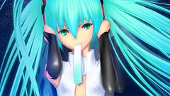 Stars close-up tie faces long hair anime girls green eyes 